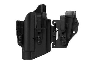 LAS Concealment Right Hand Ronin L 3.0 Light Bearing Holster for P320C with TLR1 is made of Kydex material.